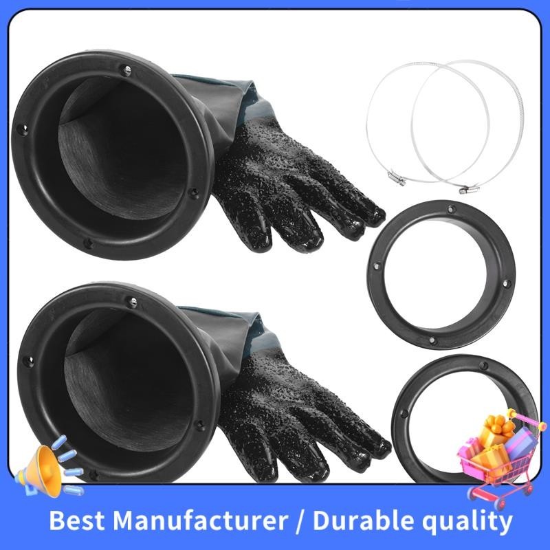 Găng tay phun cát Phụ tùng SandBlaster 60cm có vòng chữ O cho tủ phun cát