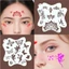 Mẫu sơn mặt THEGIRL8B, Sao chép stencils Rỗng DIY Body Art Paint stencils, Trang trí thủ công trang trí có thể tái sử dụng Bản mẫu tranh trang điểm dập nổi Vẽ tay