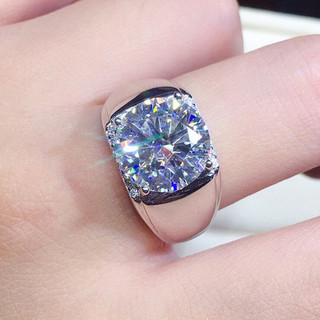 ❤ Ban Đầu Sang Trọng Giả Moissanite Series Bán Chạy Full Kim Cương Nhẫn Nữ Pha Lê Cặp Đôi Đính Hôn Trang Sức