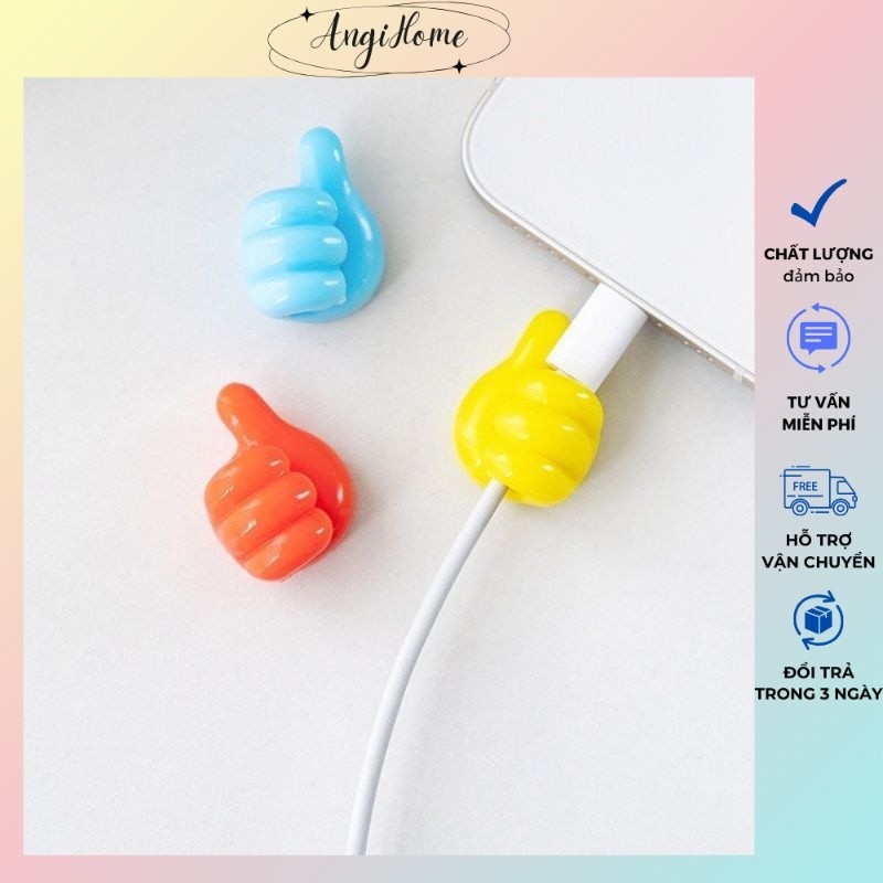 Móc treo dây cáp sạc hình bàn tay độc đáo ANGIHOME