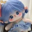 【Bingo】Đồ chơi nhồi bông dễ thương, búp bê cotton 20cm [bạn có thể chọn kiểu quần áo cụ thể] búp bê có xương và tóc màu xanh, món quà mà các bé gái thích（0138）