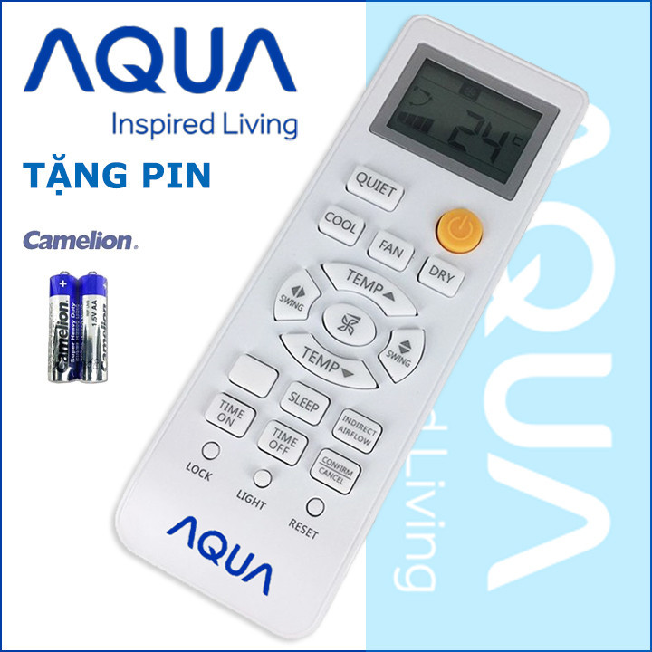 Điều Khiển Điều Hòa AQUA - Remote máy lạnh AQUA chính hãng | Shopee ...