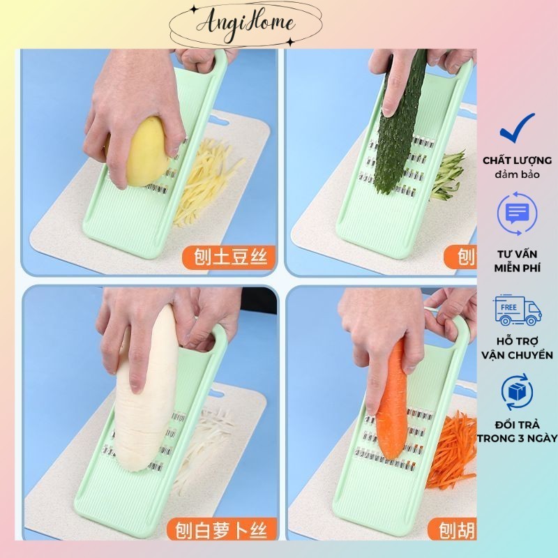 Dụng cụ bào sợi rau củ quả bằng thép không gỉ tiện lợi 26.5x10cm ANGIHOME