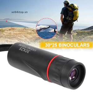 Xoitop HD 30x25 Ống nhòm kính thiên văn một mắt Zoom Focus Phim xanh Ống nhòm VN