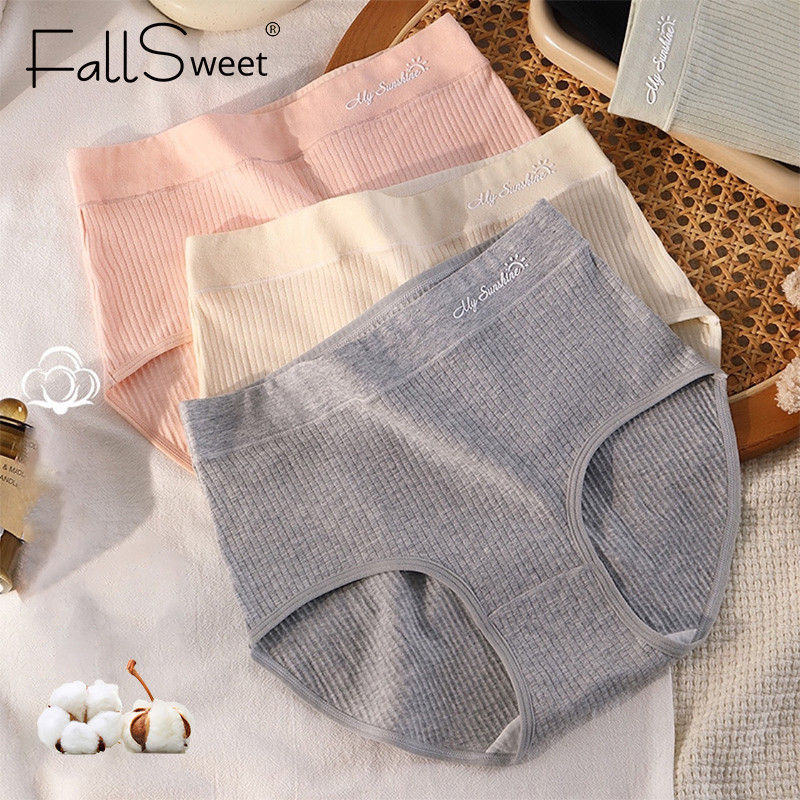 Ảnh Quần Lót Cotton FallSweet 45-80KG Cho Nữ Cao Cấp Liền Mạch Bigsize Quần Lót M-2XL 1