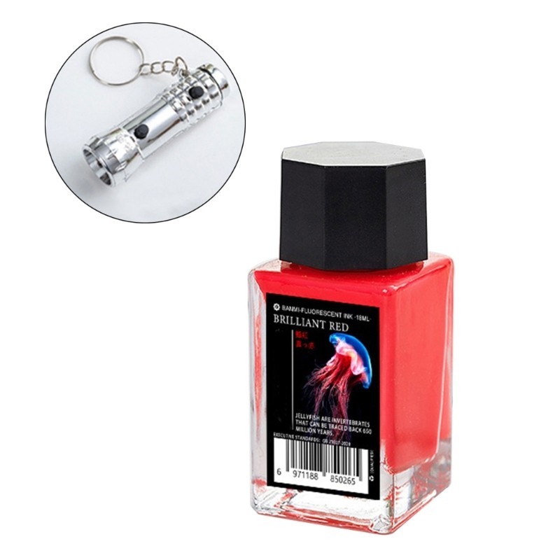 Kikin Màu Mực Vô Hình Cho Bí Mật Viết Nghệ Thuật Minh HọaDrawing 18ml Mực Thư Pháp Nhiều Màu Sắc Cho Bút Nhúng Thủy Tinh