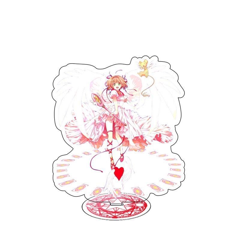 Giá Đỡ Hai Mặt Bằng acrylic Trong Suốt Hình anime Thủ Lĩnh Thẻ Bài Sakura Kinomoto Ri Syaoran Tsukishiro Yukito Touya