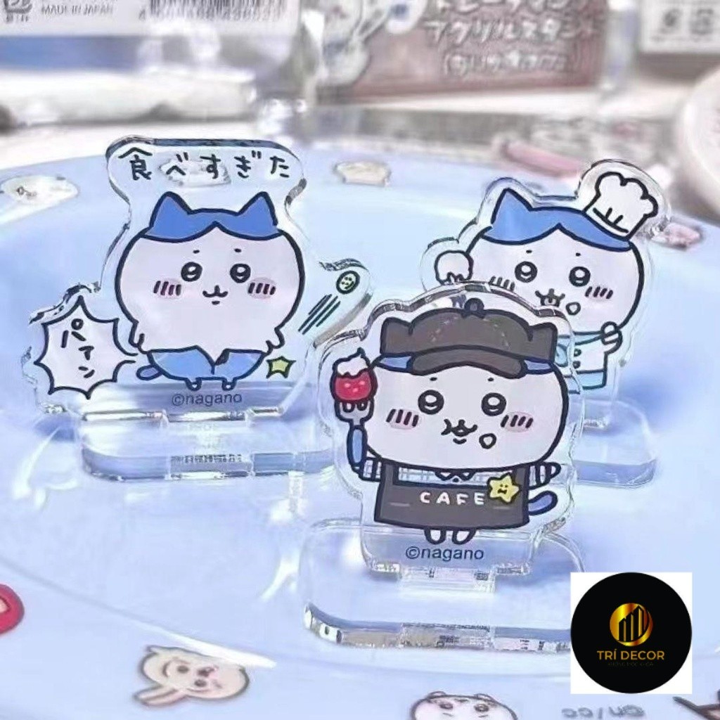 Giá Đỡ Để Bàn Bằng Acrylic Họa Tiết Hoạt Hình chiikawa 3 Kiểu Để Trang Trí