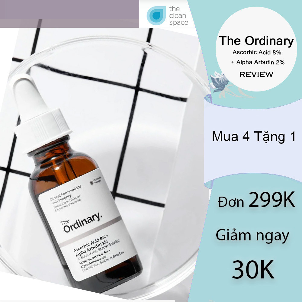 The Ordinary Ascorbic Acid 8% + Alpha Arbutin 2% 30ml chính hãng ...