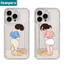 ibumpers Ốp Lưng Iphone Cute bựa Couple Hoạt Hình Hoạ Tiết Ốp Điện Thoại Trong Suốt Dày Dặn TPU Silicone Mềm Chống Sốc Cho Iphone 15 14 12 13 11 Pro Max IP 7 8 Plus Iphon X XS XR
