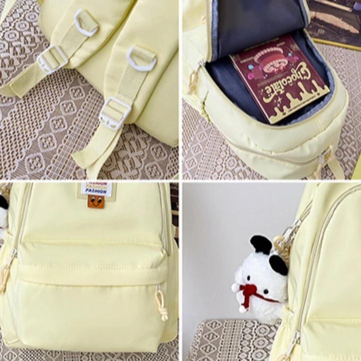 Balo đi học Balo du lịch Nhật Bản công suất lớn nylon túi nữ balo chống nước backpack ba lô du lịch balo man