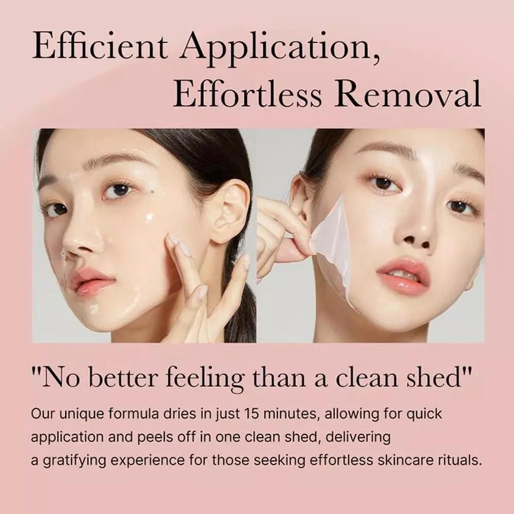 75ml Collagen Tear off Facial Mask Nhẹ nhàng Làm sạch mặt nạ dưỡng ẩm Mặt nạ Peel-off Tear C9p0