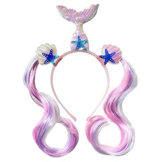 Hum Đáng Yêu Có Sừng Đầu Cho Bé Gái Với Đuôi Cá Thiết Kế Hoạt Hình Hairhoop Cho Tiệc Sinh Nhật Và Sự Kiện Theo Chủ Đề