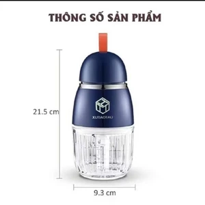 Máy Xay Ăn Dặm 6 Lưỡi Cối Thủy Tinh XuTaoTao Đa Năng Cầm Tay Dung Tích 300ml Cho Bé. (hàng tốt)