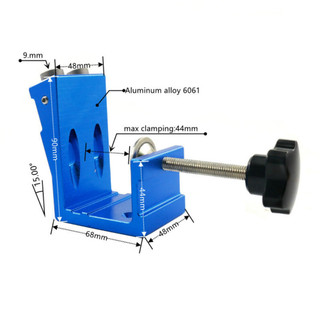 Bộ Định Vị Lỗ Khoan Nghiêng 78 Món - Dụng Cụ Chế Biến Gỗ Hợp Kim Nhôm Chính Xác và Bền Bỉ
