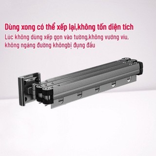 Giá Treo Quần Áo Phơi Khăn Bunnies Kim Loại Gấp Gọn Tiết Kiệm Không Gian Chắc Chắn