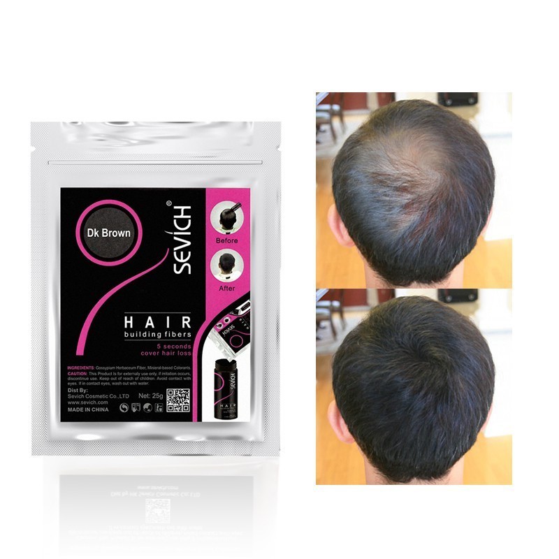 Chất xơ tóc 100g Keratin Spray Powder Kem che khuyết điểm rụng tóc