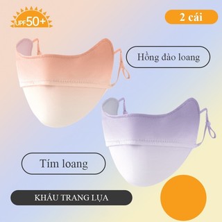 Khẩu trang chống nắng, chống tia UV UPF 50+ MYT Khẩu trang chống nắng bằng lụa lạnh thoáng khí nhanh khô màu gradient