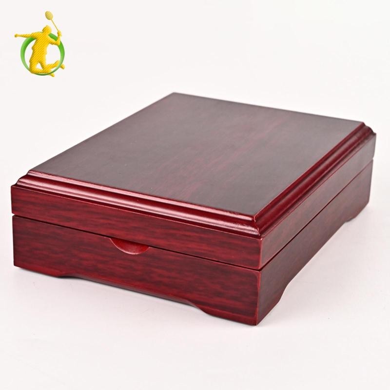 Hộp trưng bày bằng gỗ Hộp đựng huy chương Huy chương Hộp gỗ nhỏ cho gia đình