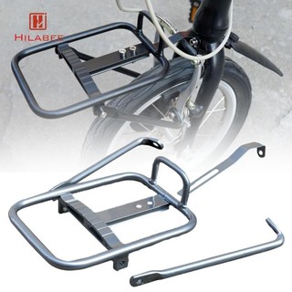 Hilabee Xe Đạp Giá Trước Pannier Rack Thiết Bị Hành Lý Du Lịch Tàu Sân Bay
