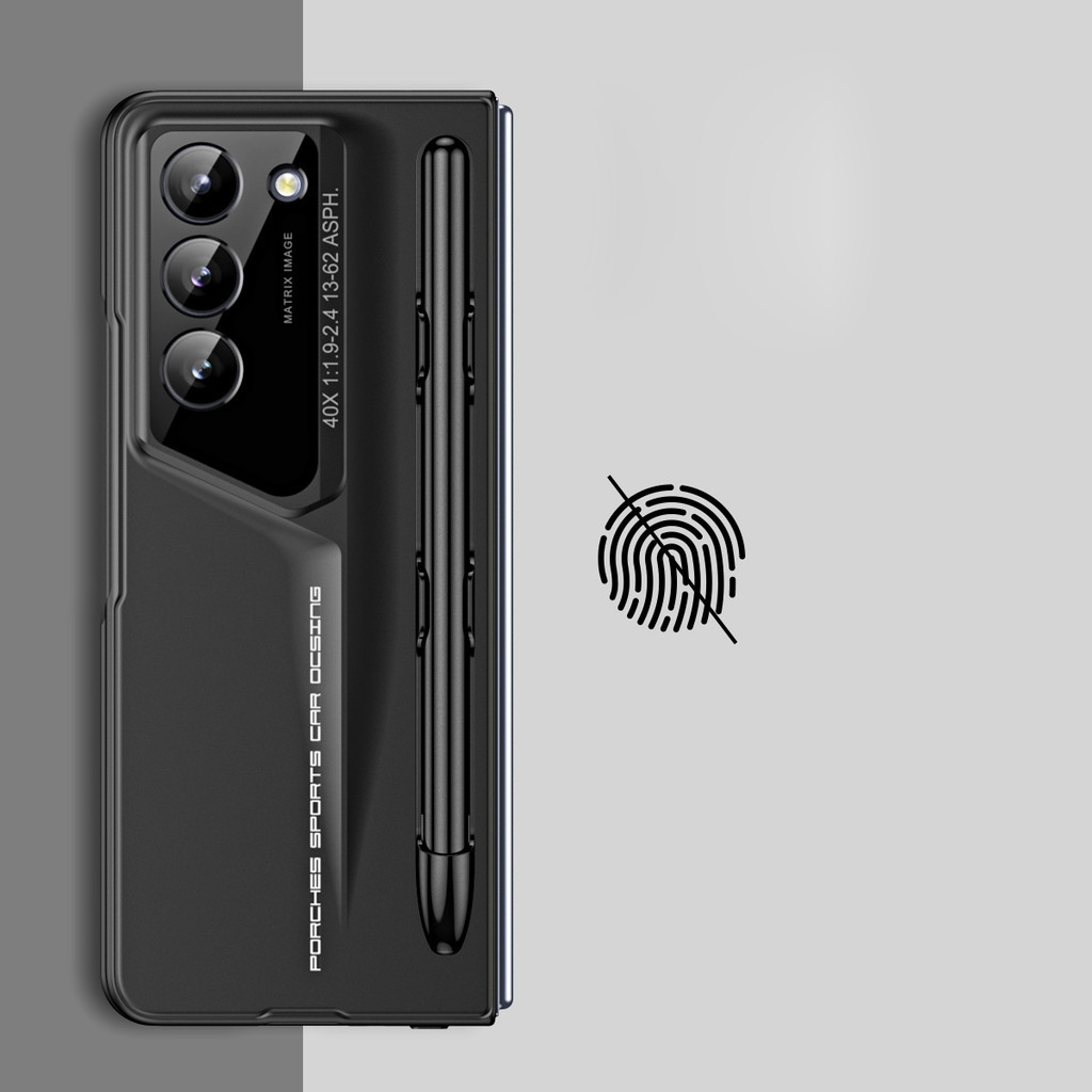 360 Bảo Vệ Toàn Diện Bản Lề Dành Cho Samsung Galaxy Z Fold 6 5 4 3 2 Có Bút Cảm Ứng Kính Cường Lực Phim Mờ Vỏ Điện Thoại