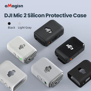 Vỏ bảo vệ silicon DJI Mic2 tương thích AMagisn camera thể thao Phụ kiện micro bảo vệ Vlog