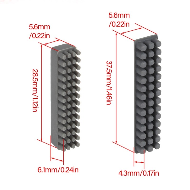 IOR Nozzle Brush Công cụ làm sạch vòi phun thay thế cho phòng thí nghiệm Máy in Mini từ độ bền Máy làm sạch vòi phun silicon
