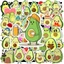 Combo 50 Sticker Trái Bơ Avocado chống nước sticker dán laptop, điện thoại, đàn guitar, mũ bảo hiểm, vali - GÌ CŨNG IN