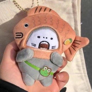Plus Búp bê sang trọng Mặt dây chuyền cá mập gắt gỏng Búp bê dễ thương