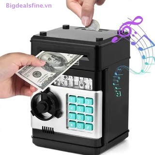 BFVN Sáng Tạo Heo Đất Tự Động Đồng Tiền An Toàn Tiết Kiệm Tiền Hộp Tiền Mật Khẩu Quầy Mã Khóa Chìa Khóa Đồng Xu Ngân Hàng ATM Trẻ Em Quà Tặng HOT
