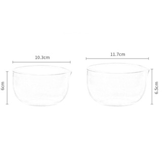 Bát Salad VOIDLESS, Bát thủy tinh trong suốt 350 / 600ml, Bát sữa chua nướng Nhật Bản Bộ đồ ăn