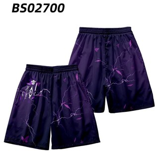 Áo thun cosplay Beelzebul từ Genshin Impact vải 3D, phù hợp mùa hè