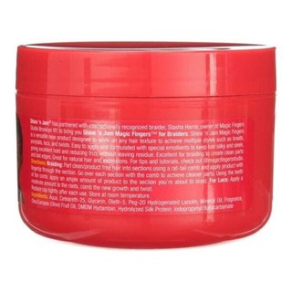 Shine N Jam AMPRO dirty braid gel braided hair wax firmly holds 227g