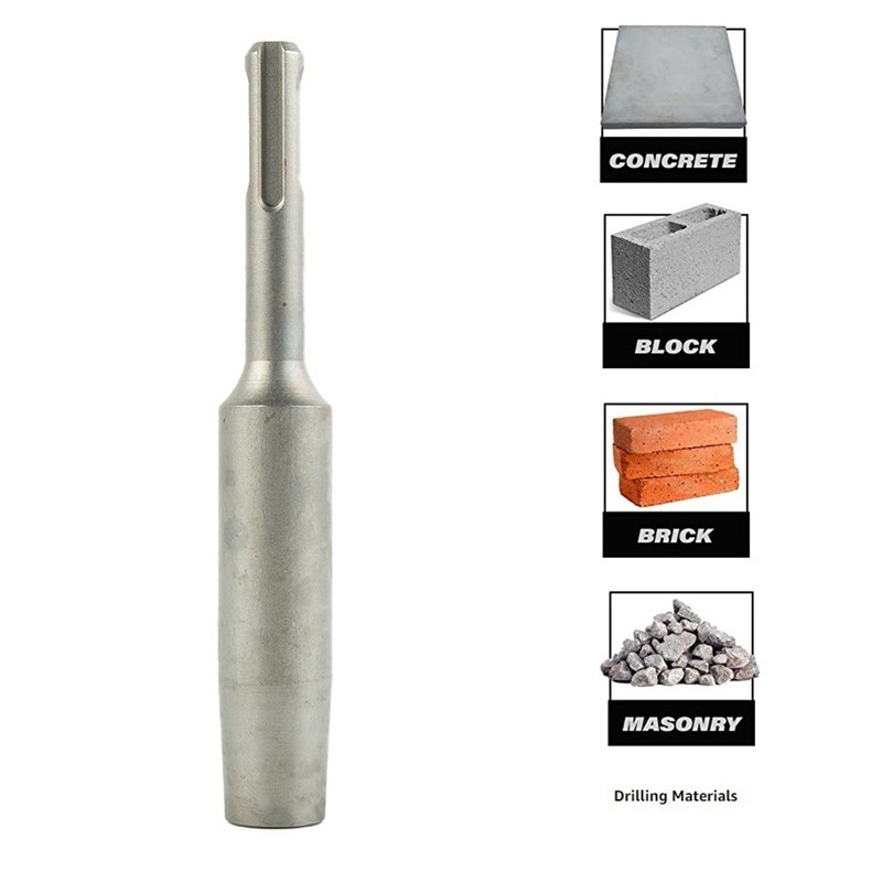 1Pc SDS Plus Cọc Búa Khoan Tiếp Đất Cần Kim Loại Điện Dụng Cụ