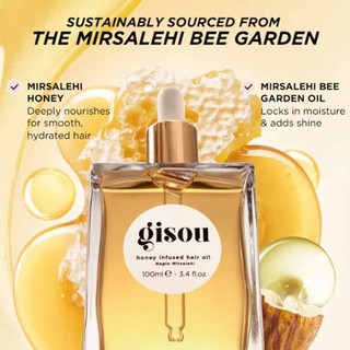 Gisou Mini Honey Hair Care 20ml Travel Set Suitable for All Hair Types