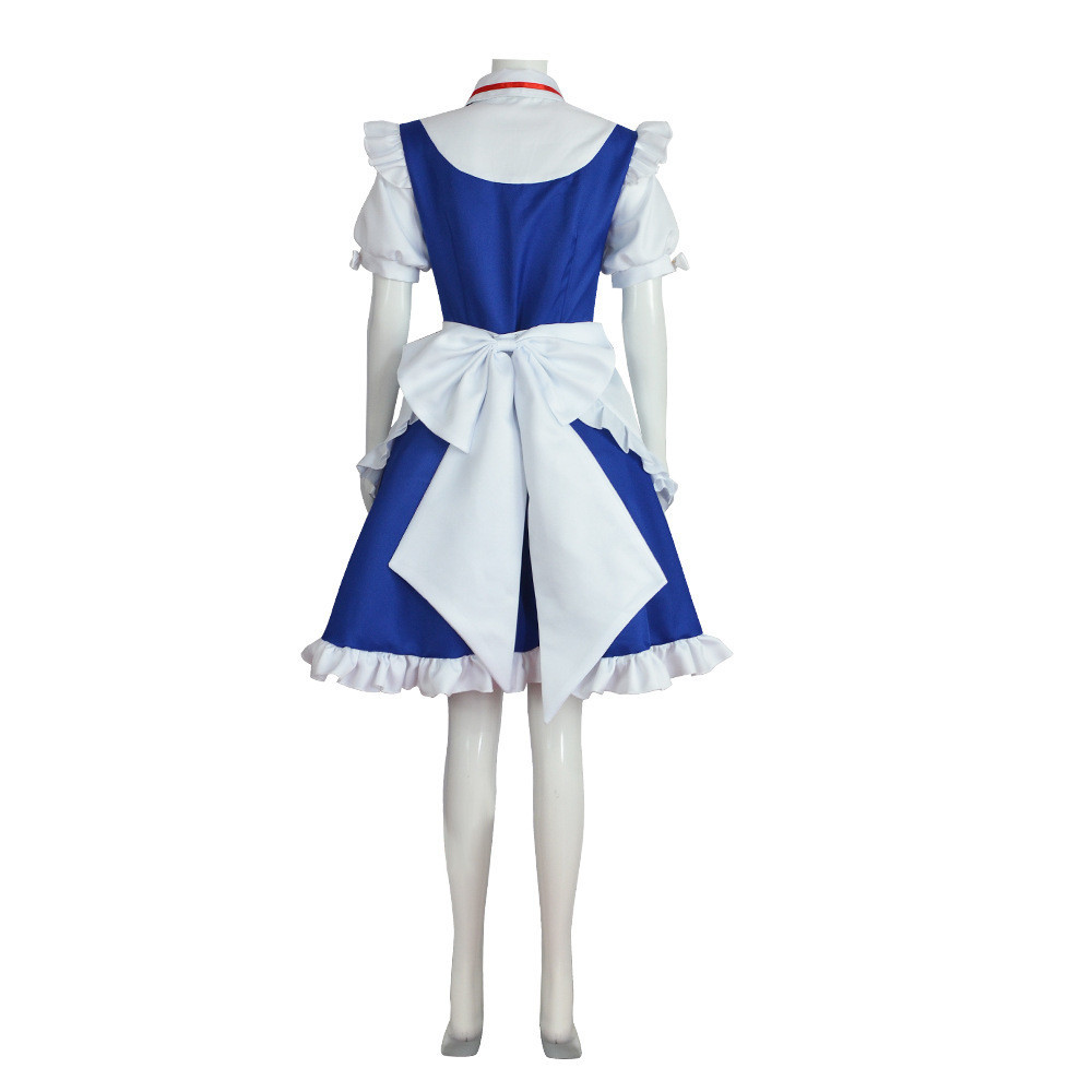 Sq2 Hot Touhou Project Shrine Maiden Izayoi Sakuya người giúp việc trang phục cosplay vải trang phục dự tiệc Halloween