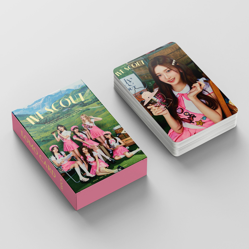 Linxx 55 Chiếc IVE IVE SCOUT Album Lomo Card Kpop Photocards Bưu Thiếp Series