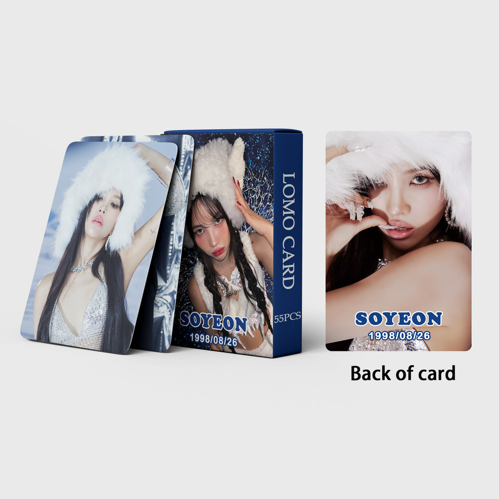 Linxx 55 Chiếc (G) I-DLE SOYEON Album Lomo Card Kpop Photocards Bưu Thiếp Series