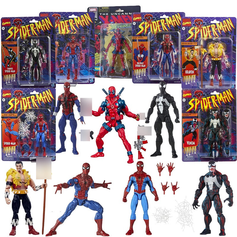 Marvel Legends Series Avengers Venom Ben Reilly Người Nhện Kraven The ...