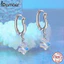 Bamoer 925 Sterling Sliver Vòng Bông Tai Bạch Tuộc Sao Biển Thiết Kế Trang Sức Quà Tặng Cho Nữ
