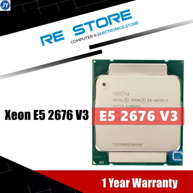 [Còn hàng] intel Xeon E5 2676 V3 CPU E5-2676V3 sr1y5 2.4GHz 30M 12 lõi ...