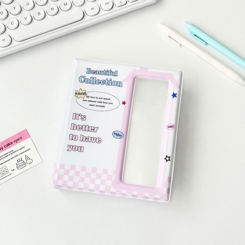 Album Ảnh HOBBYIN, Hộp Đựng Ảnh PVC Photocard, Bộ Sưu Tập Photocard Sách Dung Tích Lớn 60 Túi Thẻ Thần Tượng Thu Thập Sách Quà Tặng Sáng Tạo