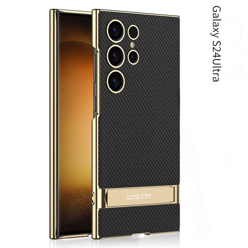 Bao Da Điện Thoại Màu Trơn Mạ Điện Chống Sốc Cho Samsung Galaxy S24 + Plus S24 Ultra