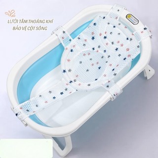 Lưới tắm cho bé sơ sinh Myd.23 kích thước điều chỉnh thoáng khí, dày dặn mềm mại phù hợp với nhiều loại bồn, thao tắm