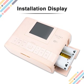 Tương thích cho Canon Selphy 4 * 6 Mực Cassette KP-36IN KP-108IN RP108 / 6 Inch Khay Giấy Selphy CP CP CP1300 CP1200 CP1000