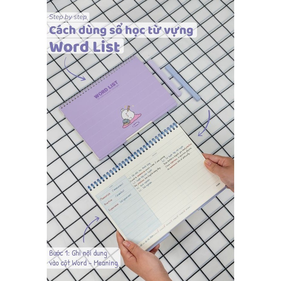 SỔ HỌC TỪ VỰNG WORD LIST B5 100GSM-MS917 | Shopee Việt Nam