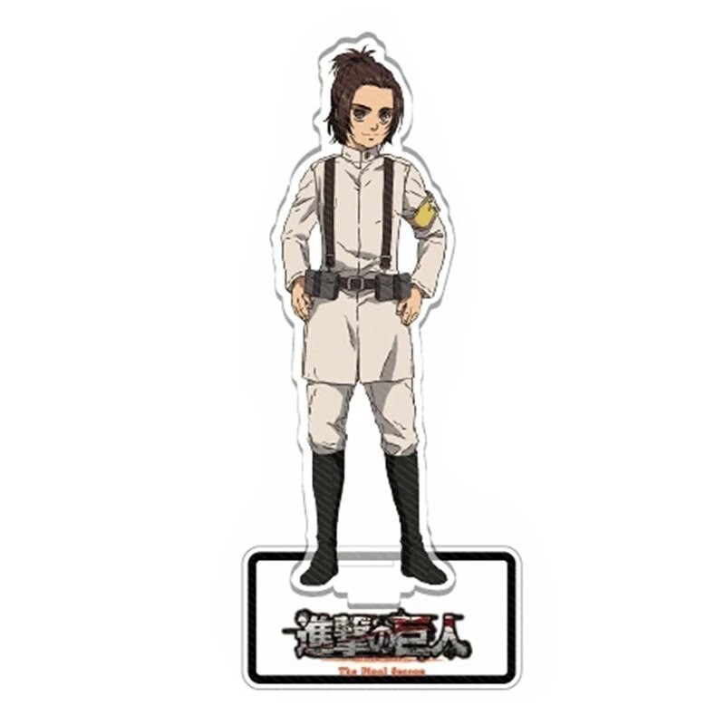Mô hình Standee Attack on Titan Erwin Hange LEvi Eren Army Mikasa Jean Sasha 11 Phụ kiện trang trí để bàn góc học tập
