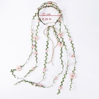 Băng đô NCE Crown - phụ kiện tóc kiểu bohemian với vòng hoa mây, phù hợp cho cô dâu trong ngày cưới