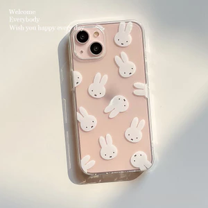 Ins Style Thỏ Đơn Giản Trong Suốt Ốp Lưng Điện Thoại Phụ Kiện Bảo Vệ Ốp Lưng iphone 17promax 17 16promax 16 15 15promax 14promax 14plus 13promax 11 11pro 12promax 12mini XR 7p 8plus