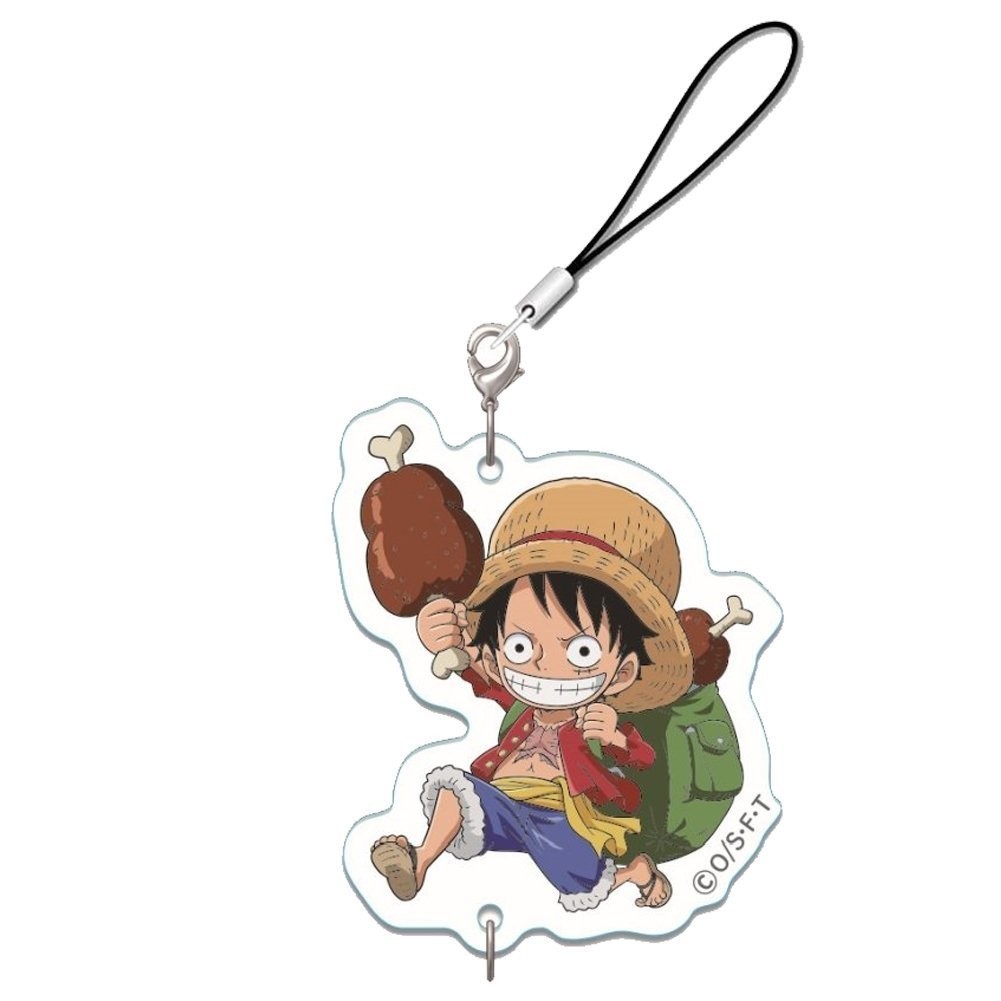 Móc dây treo điện thoại ONE PIECE ver HOẠT ĐỘNG anime chibi popsocket griptok mica acrylic tiện lợi xinh xắn